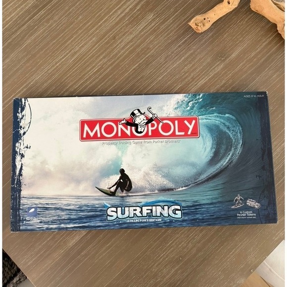 Parker Brothers Other - Monopoly Surfing Collector's Edition Board Game Parker Brothers 2003 Complete